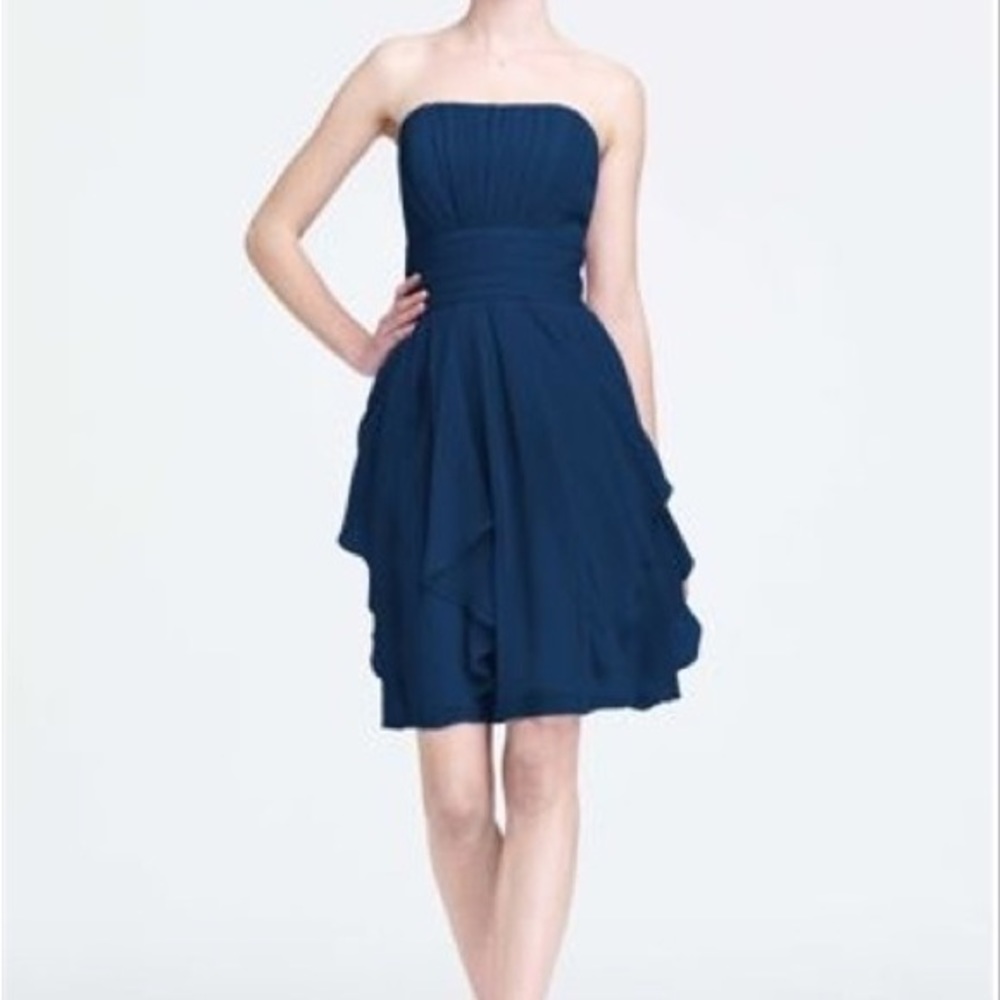 David’s Bridal Chiffon Dress